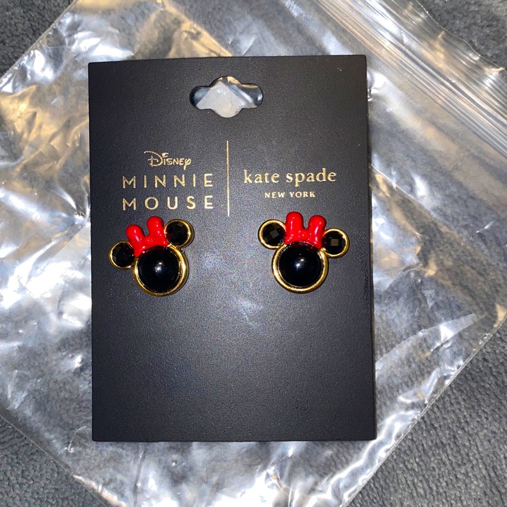 Disney Minne Mouse X Kate Spade earrings